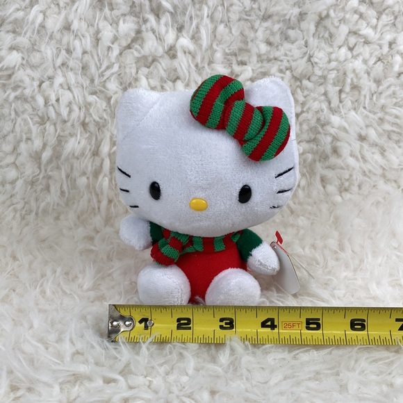 Sanrio Ty Hello Kitty Christmas Hello Kitty Plush Stuffed Animal Toy 6” - Picture 10 of 11